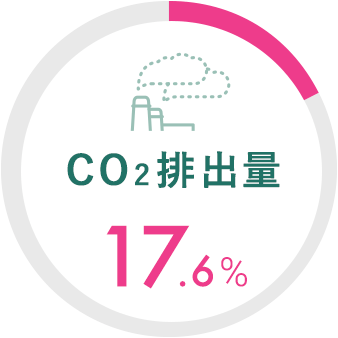 CO2排出量 17.6%